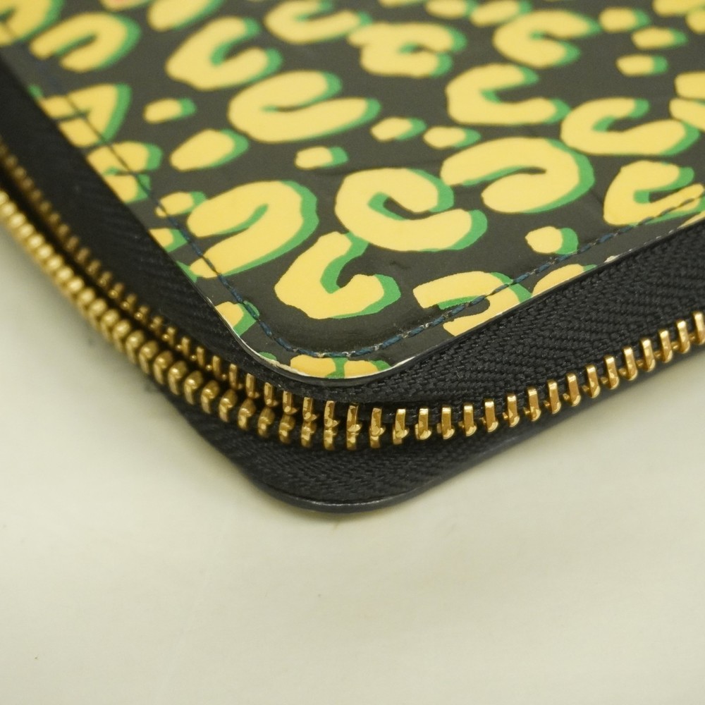 Louis Vuitton Vernis Leopard Zippy Wallet Blue Infini - Picture 5 of 10